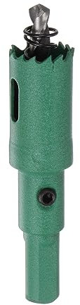 sourcing map Bi-Metal Hole Saw 18mm (5/7) M42 HSS (High Speed Steel) Hole Saw Drill Bit Cutter for Wood Plastic Metal Sheet Plasterboard