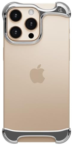 Arc Pulse Designed for iPhone 15 Pro Max Phone Case (2023), Minimalist Protective Shock Absorption Aerospace Grade Aluminum Shells + Elastomer Inlays Slide on Fit 6.7 inch