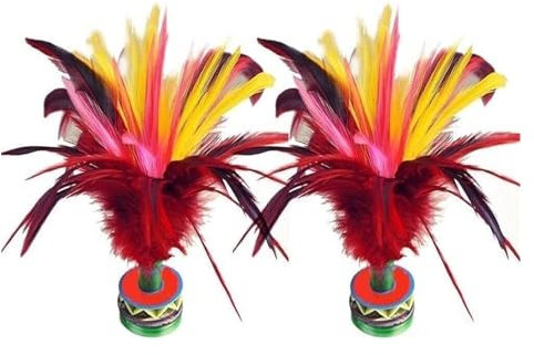 HEYDGBBZ China Tritt die Würfel 2 Stück Kick Bunte Feder Chinesischer Jianzi Fußtritt Federball for Outdoor-Sport Fitness Bunte Feder Jianzi Tritt (Farbe: 5St.) (Color : 5pcs)
