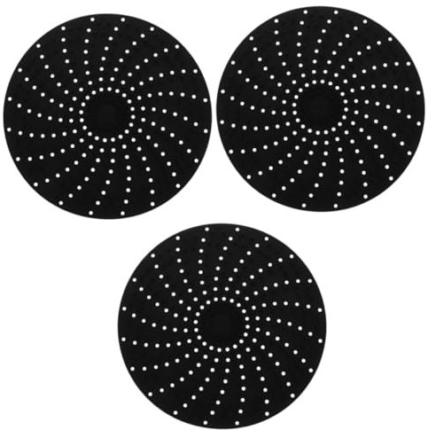 Amosfun 3pcs Silicone Air Fryer Liner Reusable Baking Mat Non-Stick for Microwave Dishwasher Safe for Chicken Wings Burgers