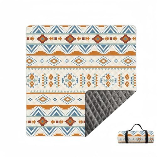 pykaaiiu Picknickdecke, Campingdecke, Outdoor-Picknickdecke, Stranddecke mit wasserdichter, tragbarer, waschbarer Strandmatte(A,150 * 150cm)