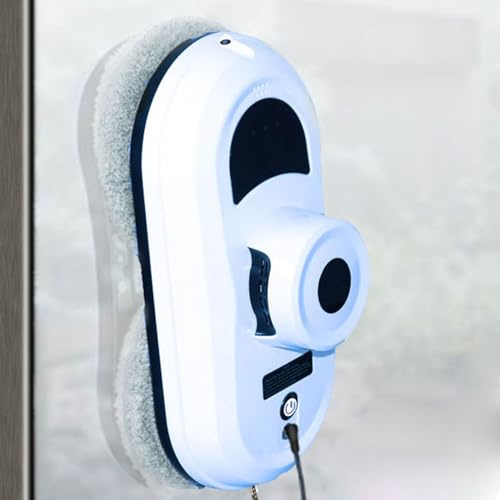 SHENGSHIYU Robotic Window Cleaner, Smart Window Cleaner Robot with Safety Tether‌, Automated Cleaning Routes‌, Obstacle Detection‌ Window Cleaning Robot for Professional-Grade Results
