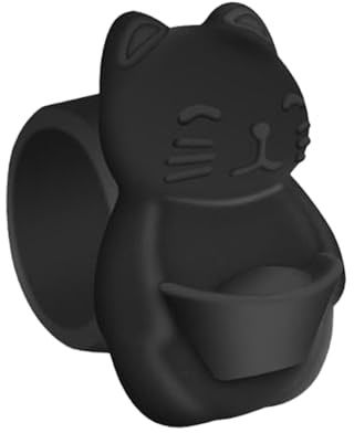 laxreheye Stop della maniglia della porta, tappo della porta per muro - STOPPA PORTA STOPPER PROTECTORE MOLTO | Cuscino di scudo assorbente in silicone, fortunato Copertura di elefante per gatto