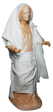 Arte Pesebre Figuras para Pintar Anciana con Delantal para Pintar, para Figuras de 14 cm