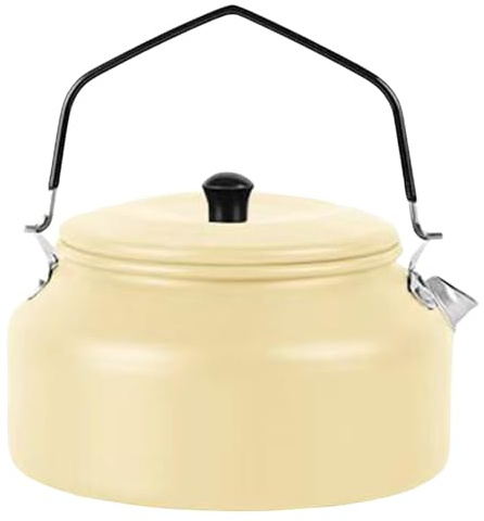 Théière sifflante en aluminium pour randonnée, camping, théière sifflante, théière sifflante, théière sifflante, théière en aluminium, 1100 ml