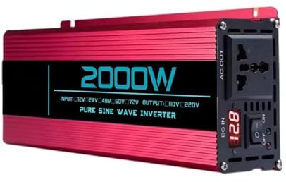 Onda Sinusoidale Convertitore Corrente Onda Sinusoidale Pura DC 12v/24v/48v/60v/72v A AC 110v/220v 6000W 5000W 4000W 3000W 1600W Convertitore Auto Solar Power Inverter(72V,220V 60Hz,2000W)