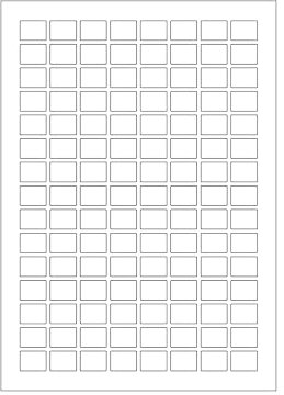 MADE IN GERMANY 1.200 Etiketten selbstklebend 20 x 15 mm mit abger. Ecken weiß permanent klebend auf Bogen A4 (10 Bögen x 120 Etik.) CS Label – Universaletiketten zum Beschriften und Bedrucken