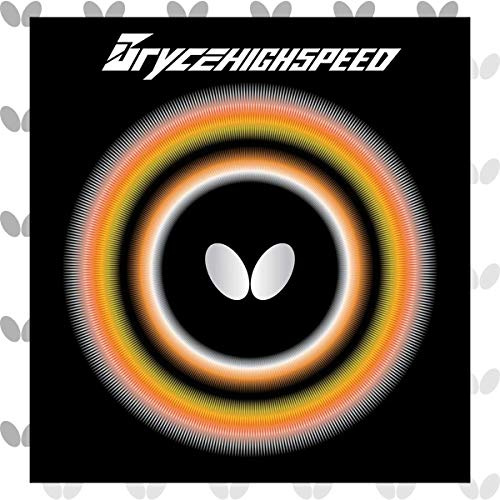 Butterfly Bryce High Speed Table Tennis Rubber Sheet - 1.9 or 2.1 mm - Red or Black - 1 Inverted Table Tennis Rubber Sheet - Professional Table Tennis Rubber