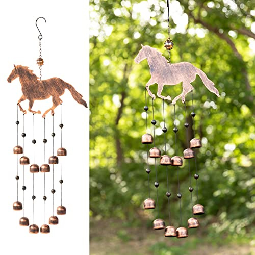 Dawhud Direct Pferd im Freien Garten Dekor Windspiel