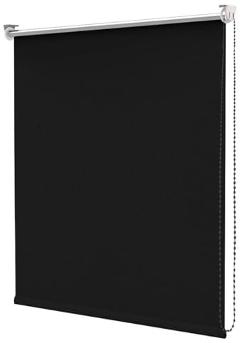 Tenda a Rullo Avvolgibile Porta Finestra Casa Ufficio Parete Soffitto Mod.TENDARULLO 60X180 NERO