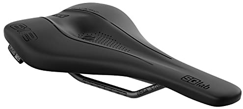 SQlab Unisex – Erwachsene 612 Ergowave Active 2.1 Road & MTB Race Fahrradsattel, Schwarz, 12 cm