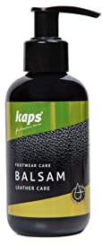 Mjukgörande läderbalsam för skor, väskor, accessoarer, lädervård med bivax och naturliga oljor, Kaps Balsam, 4 färger