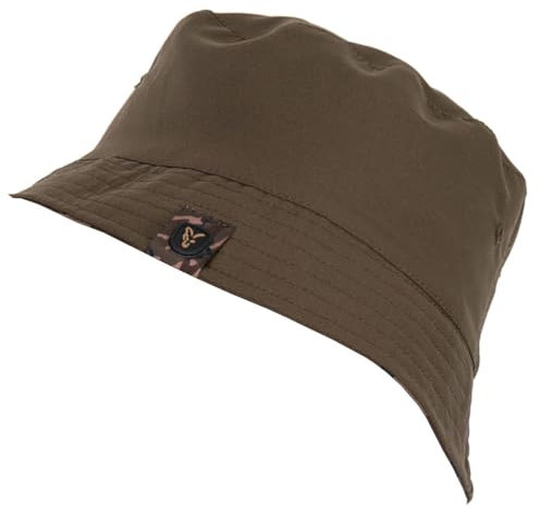 Fox Camo Reversible Bucket Hat - Angelhut, Anglerhut, Mütze für Angler, Kopfbedeckung