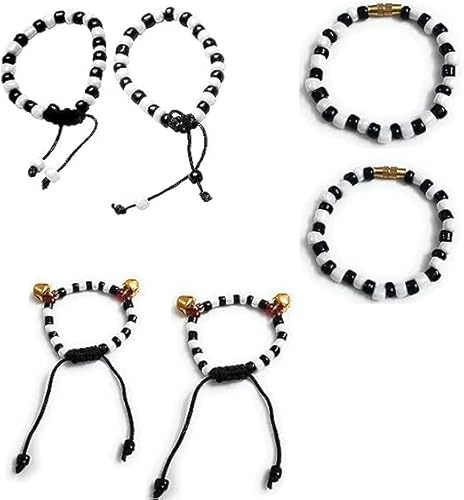 S,S Store Nazariya Bangles set for New born Babies Fancy jewellery with Black and White Beads Bracelet (0-12 months), buds