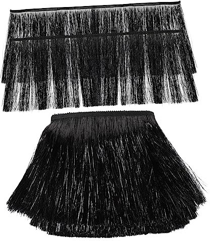 Operitacx Gold-silber Pet Lametta Fransen Spitzenband Dekorative Tassel Fransen Zum Nähen Bastel Kleidungszubehör Für Kostüme Diy-partydekoration Langlebiges Und Kreatives Material