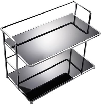 Organizador de gabinete de cocina - Estante para tazas de café de 2 niveles, estante vertical para tarros de condimentos | Soporte para tazas de café con estantes de almacenamiento, estante de escrito