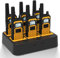 Retevis RB648 Walkie Talkies for Adults, Heavy Duty 2 Way Radio with 6 Way Charger, IP67 Waterproof, Shock Resistant, 2000mAh, Rugged Walkie Talkie for Jobsites Industrials (6Pcs, Yellow)