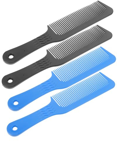 TOVINANNA Hårkammar 4-pack -statisk Plattgörande Mjällkam Herrkam Plast Frisörverktyg För Barbersalong