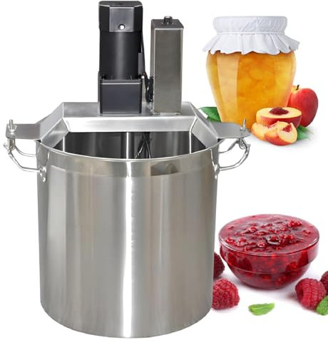 KLYDBMYT Mixeur Automatique Professionnel 40 L, mixeur Chauffant Professionnel, assaisonnement pour Fondue, Soupe, Sauce, friteuse, 220 V