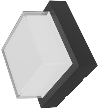 Braytron LED Eckige Wandleuchte Außen 15W IP65 Warmweiß 3000K – Wetterfeste Wandlampe Deckenlampe für Eingang, Treppenhaus, Balkon, Fassade – 1450lm, 120° Abstrahlwinkel, langlebig & energiesparend