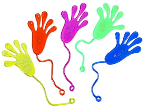 Diffaxy 30 Stück Klatschhand Kinder Mitgebsel, Klebemännchen-Wurfspielzeug in leuchtenden Farben, zum Füllen party-mitgebsel, als Klassenpreis und für give aways kindergeburtstag