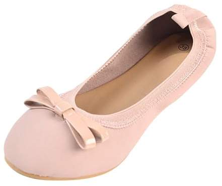 Bailarinas para Mujer Zapatos Medievales Verano Cómodos Terciopelo Tradicional Ancho Elegantes Gimnasia (38) #53