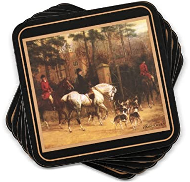 Pimpernel 63 D0073 Boite 6 Dessous de Verre Carré Tally Ho