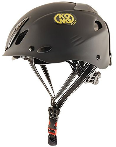 Kong. Mouse Work. Casco da Lavoro Aerato. Casco di Sicurezza. Certificato EN 397:2012 e A1:2012. 385g. Taglia Unica. Regolabile 52-64cm. Made in Italy. Colore Nero Soft Touch