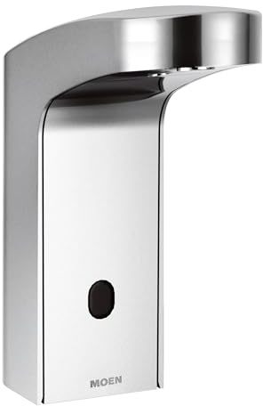 Moen 8551 Mpower Sensor Operated Single Mount Above Deck Bathroom High Arc Battery Powered Non Mixing Faucet
