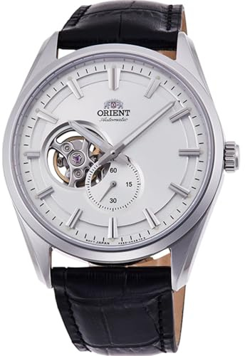Orient Contemporary Small Seconds Semi Skeleton Small Second Steel or Leather Casual Chic Automatic Wrist Watch RA-AR00