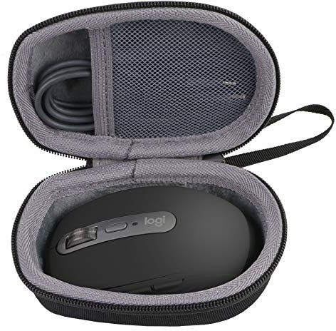 Aenllosi Carrying Case for Logitech MX Anywhere 3S/MX Anywhere 3, Black | Also Fits Anywhere 2S/Anywhere 2 Performance Mouse, EVA Hard Shell Protection, Shockproof Case Protection, Case Only