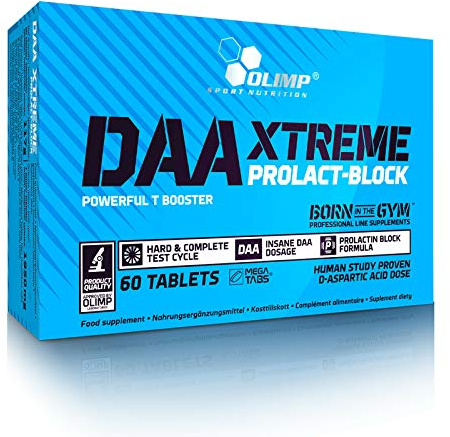 DAA XTREME 60 comprimés | Booster de testostérone | Booster de testostérone pour les hommes | Pilules anabolisantes pour la croissance de la masse musculaire