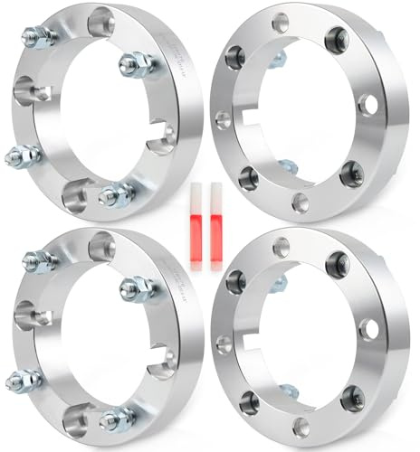 ECCPP 4PCS 4x156 to 4x156 Wheel Spacers Lug Centric 1.5 INCH 4 Lug 12x1.5 131mm for Polaris Ranger 900 wheel spacer for Polaris General 1000 wheel spacer