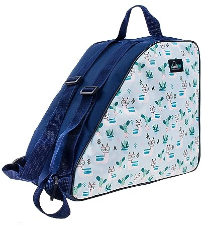 Skatebag Inliner-Tasche Rollschuhetasche Schlittschuhtasche mit Henkeln Reisverschluss & verstellbarem Rucksack-Schultergurte für Kinder und Erwachsene