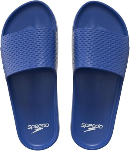 Speedo Entry Slide Sandalias, por Hombre, Azul, 42