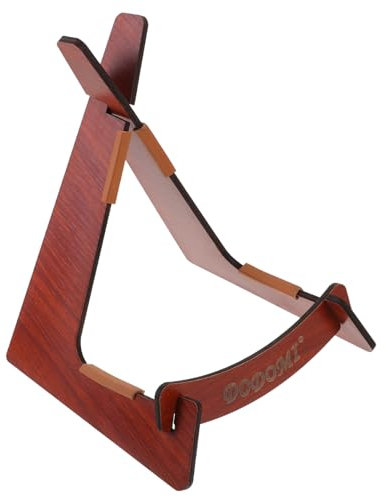 Mikinona Gitarren-bass-ständer Ukulele-ausstellungsständer Aufbewahrungsregal Für Ukulele Ukulelenständer Für Den Laden Ukulele-anzeigewerkzeug Ukulelenständer Boden Banjo-ständer Holz