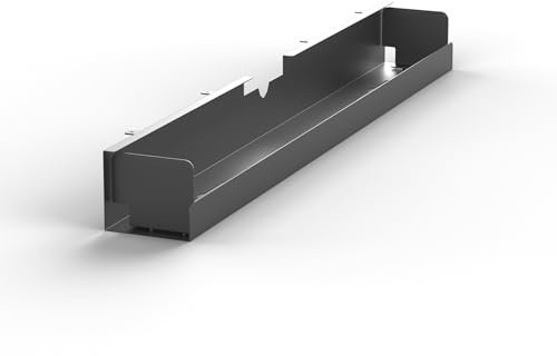 Worktrainer - Kabelrinne Valley - 75 x 12 x 11 cm - Universal - Horizontal - Metall - Schwarz