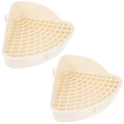 BELLIFFY Kaninchentoilette Katzentoilette Für Kaninchen Trainingstoilette Auslaufsicher Waschbar Für Kleintiere Und Käfig