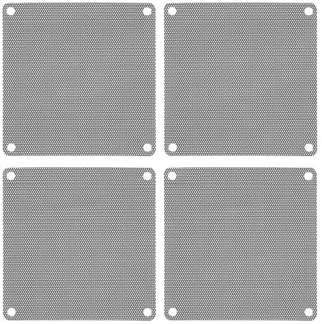LT Easiyl 10 Pezzi PC Computer Ventola Filtro Antipolvere Rete di Raffreddamento Parte di Ricambio 90 Mm X 90 Mm Filtro Antipolvere Computer Ventola Filtro Raffreddamento Nero
