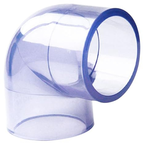 Yaoliucp Codo de 90 Grados tubería PVC | Ajuste de tubería Diámetro Interno de 90 Grados Codo Transparente PVC PVC Tubo de PVC PVC PVC PVC ANIGACIÓN PVER ANTEGRO PVC PAR