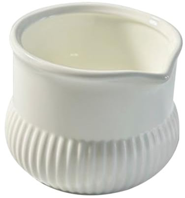 KOCKSHION Jarra De Leche De Cerámica Pequeña Vintage Para Espumar Leche Tapa Recipiente Para Servir y Almacenamiento