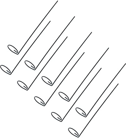 Milisten 10pièces Supports De Plantes Grimpantes Métal Réutilisables Outils De Jardinage pour Légumes Et Tomates