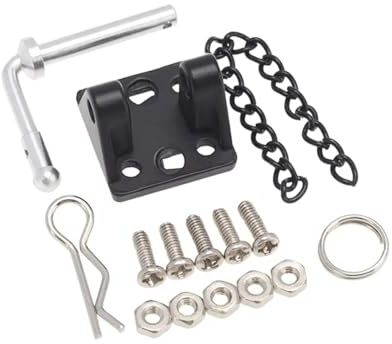 RC Pièces Voiture Compatible avec Axial pour SCX10 90046 pour Traxxas pour TRX4 pour Tamiya CC01 D90 D110 1/10 RC Pièces De Chenille Manille De Remorquage en Métal Crochet De Remorque