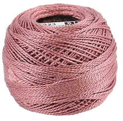 DMC 116 8-223 Pearl Cotton Thread Balls, Light Shell Pink, Size 8
