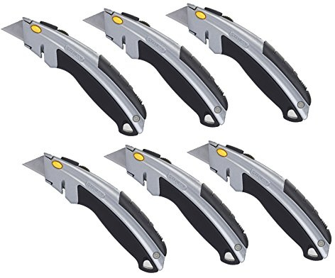 Stanley 10-788 Instantchange Retractable Utility Knife 6 Pack