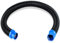 Manguera Twist Lock, ZoneYan 1 m Manguera Piscina 40mm, Manguera para Limpiafondos Piscina, Kit de Repuesto de Manguera de Bloqueo para Limpiador de Piscina Zodiac MX6 MX8 (Negro)