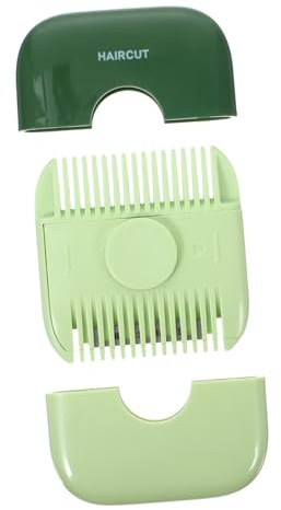 FONDOTIN Tondeuse à Cheveux Manuelle Pour Femmes Taille Compacte Acier Inoxydable Coupe-bordures Portable Pour Pointes Fourchues Usage Domestique Peigne Intégré