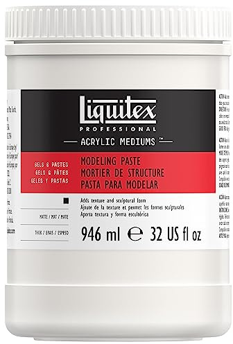 Liquitex 5532 Professional Modellierpaste für Acrylfarben für größere Strukturen, Skulpturen oder Basisreliefs - 946 ml