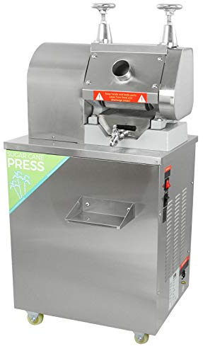 KuKoo Gastro Edelstahl Zuckerrohr-Maschine Zuckerrohr-Presse Saftpresse