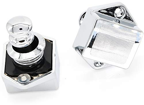 2 Stück Push Lock Schloss Push Button Fang Türschloss 15-27 mm Für Boote Pferdebox Camper Van Wohnwagen